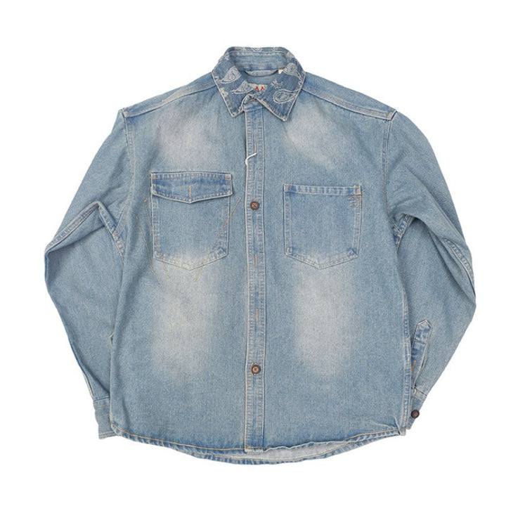 Herren Denim Hemdjacke Echo Archiv