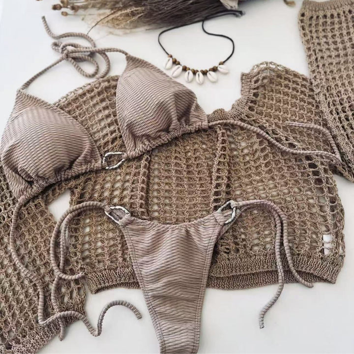 Damen luxuriöses Häkel-Bikini-Set Echo Archiv
