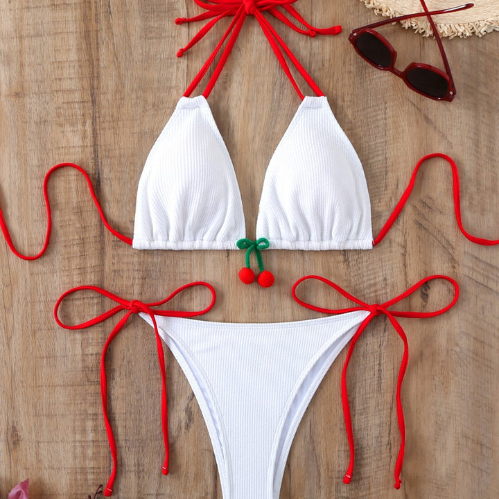 Damen Triangel-Bikini mit verspieltem Dekorelement Echo Archiv