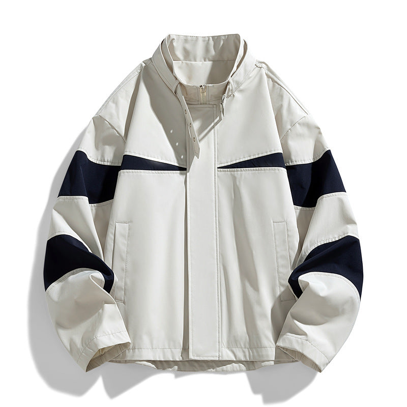Herren Modische Sportjacke mit hohem Kragen Echo Archiv