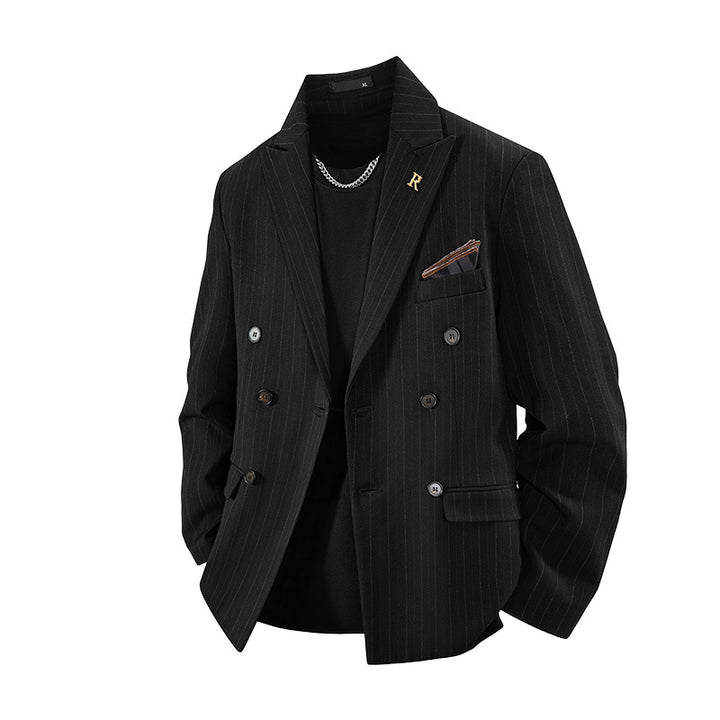 Herren eleganter kariertes Blazer Echoarchiv