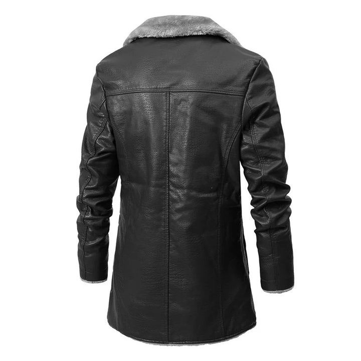 Herren Elegante Lammfelljacke mit modernem Schnitt Echo Archiv
