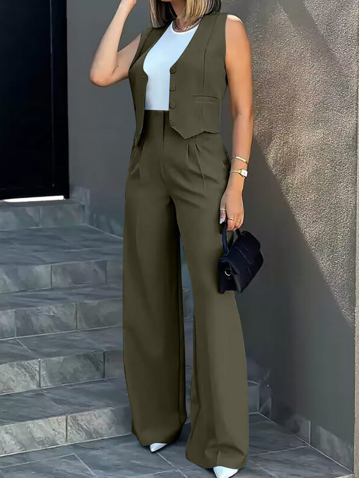 Damen Elegantes und Echoarchivrnes Zweiteiler Ensemble Echoarchiv