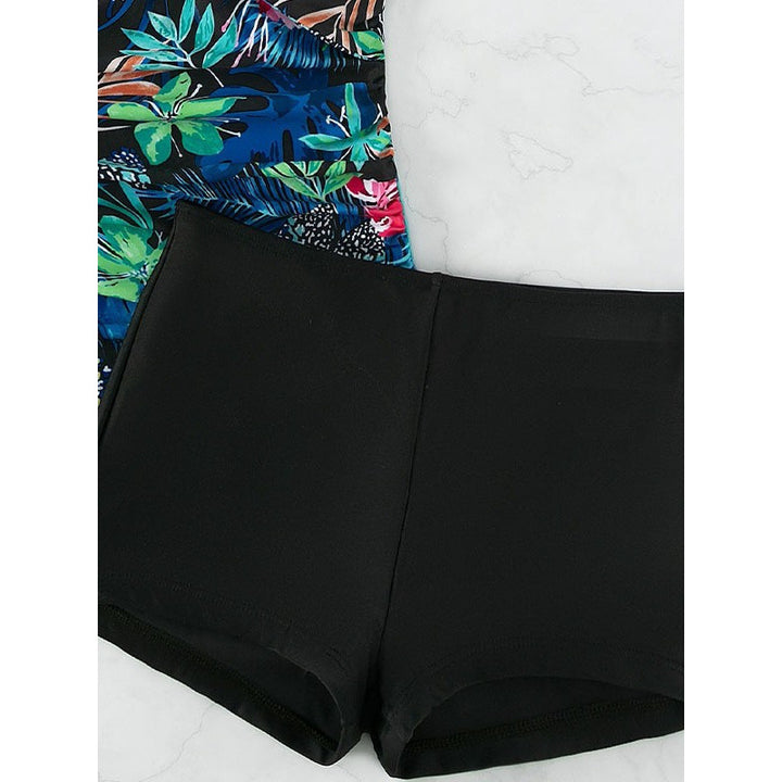 Damen Badeanzug-Set mit floralem Design und hohem Beinausschnitt Echo Archiv