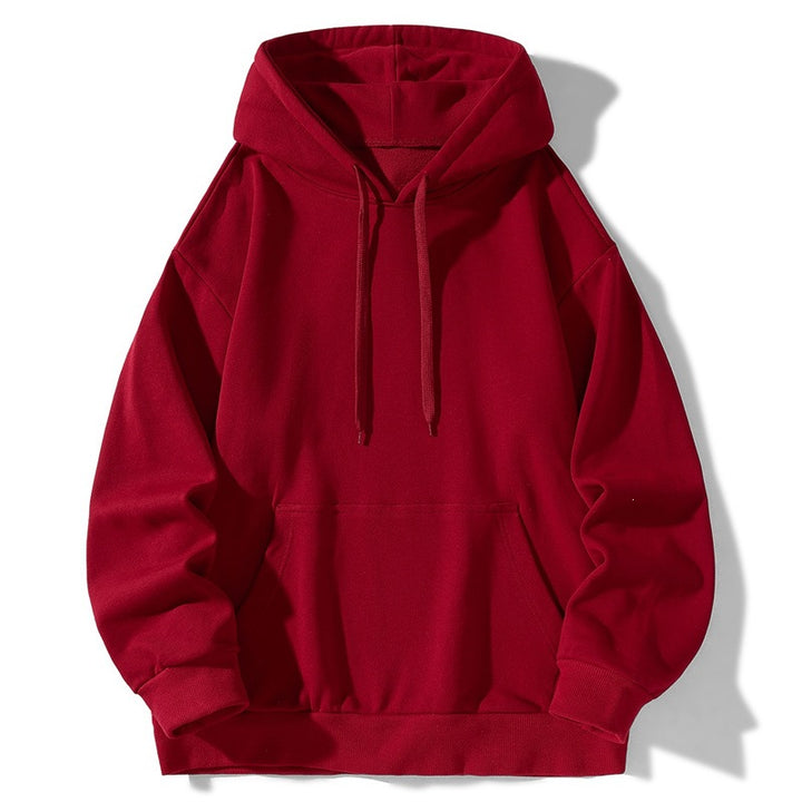 Unisex Oversize Kapuzenpullover aus schwerer Baumwollmischung mit Kängurutasche Echoarchiv