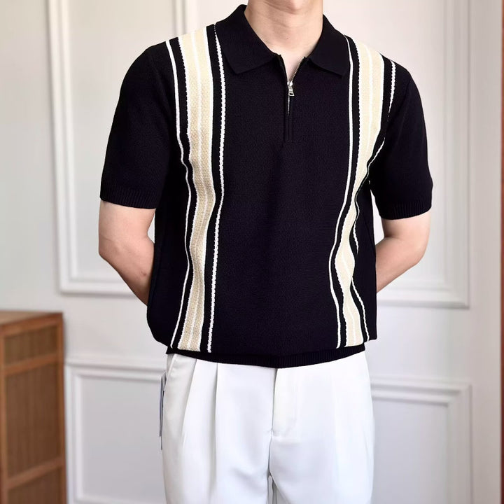 Stylisches Polohemd für Herren mit Reißverschluss Echo Archive