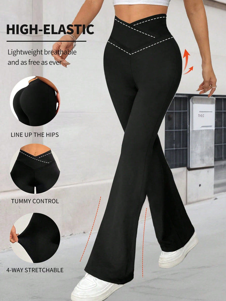 Damen Hochgeschnittene Yoga-Leggings mit Bauchkontrolle und 4-Wege-Stretch Echo Archiv