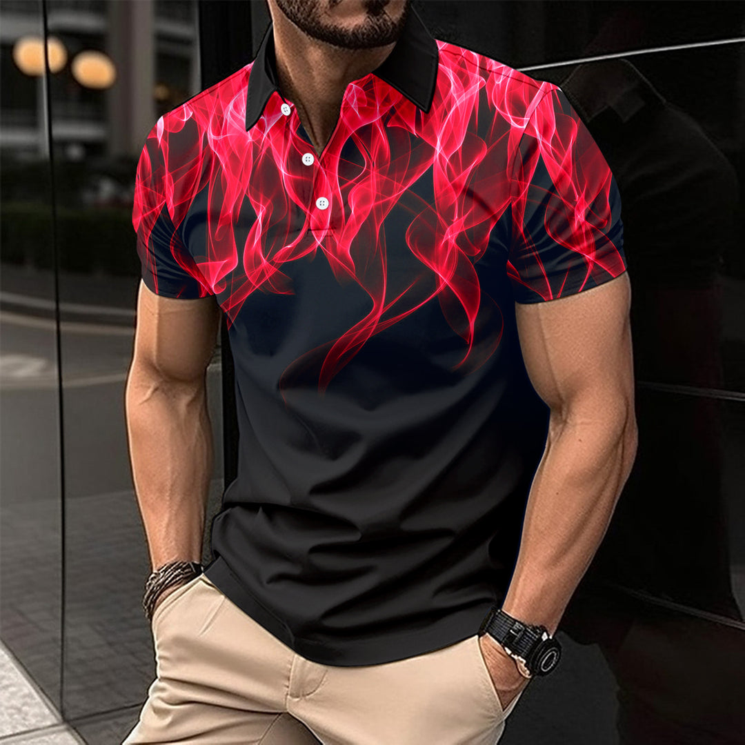 Herren Polohemd mit eleganten Rauchdesign Echoarchiv