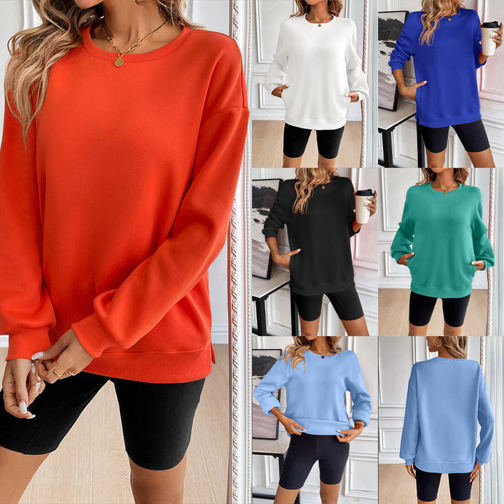 Damen Casual SwEchoarchivtshirt mit Weichen Materialien und Lässigem Schnitt Echoarchiv