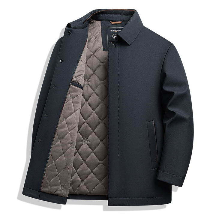 Herren wasserdichte Übergangsjacke mit innenliegenden Taschen Echoarchiv