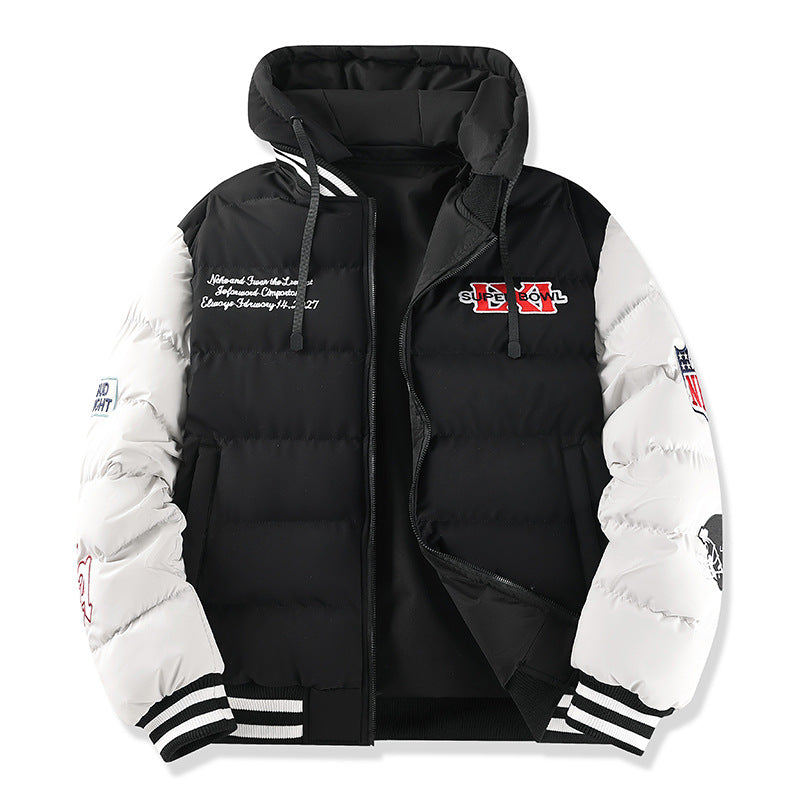 Herren Multifunktionale Steppjacke mit Kapuze und einzigartigem Design Echo Archiv