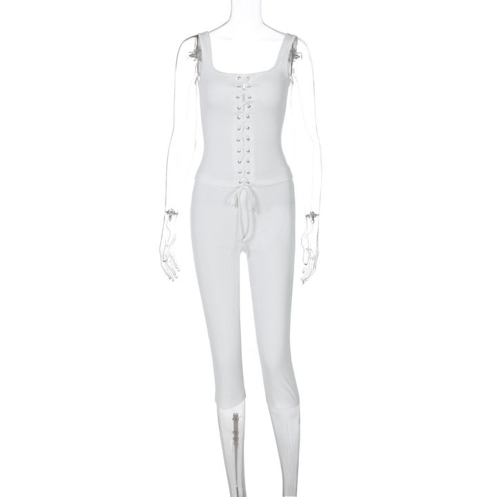 Damen Figurbetontes Midikleid mit Schnürung Echo Archiv