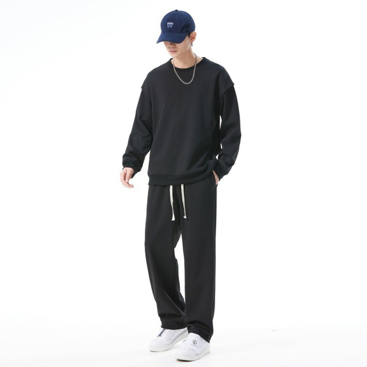 Damen Stylisches Sweatshirt und Sporthose Set Echoarchiv