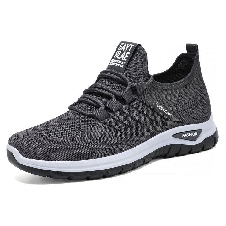 Damen nan ultraleichter Strick-Sport-Sneaker mit Elastikeinstieg, stoßdämpfender Plateau-Zwischensohle und griffiger Profillaufsohle Echo Archiv