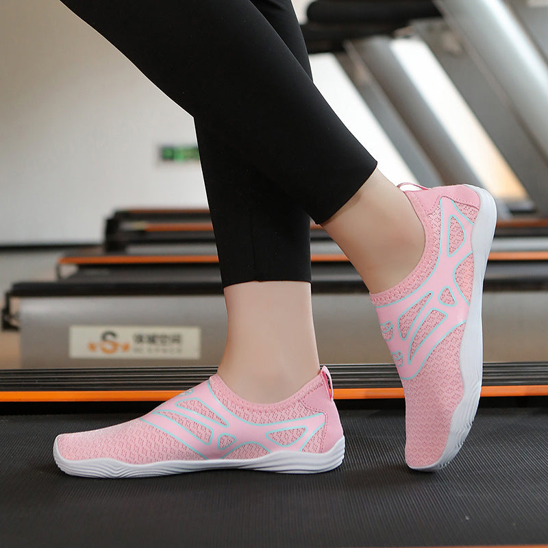 Damen Atmungsaktive Fitness-Schuhe mit rutschfester Sohle Echoarchiv