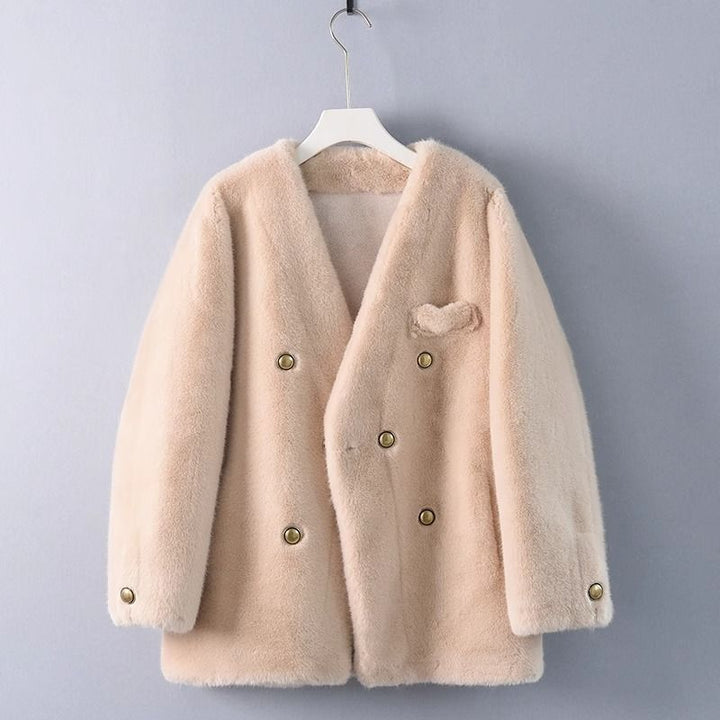 Damen Elegante Felljacke Echo Archiv