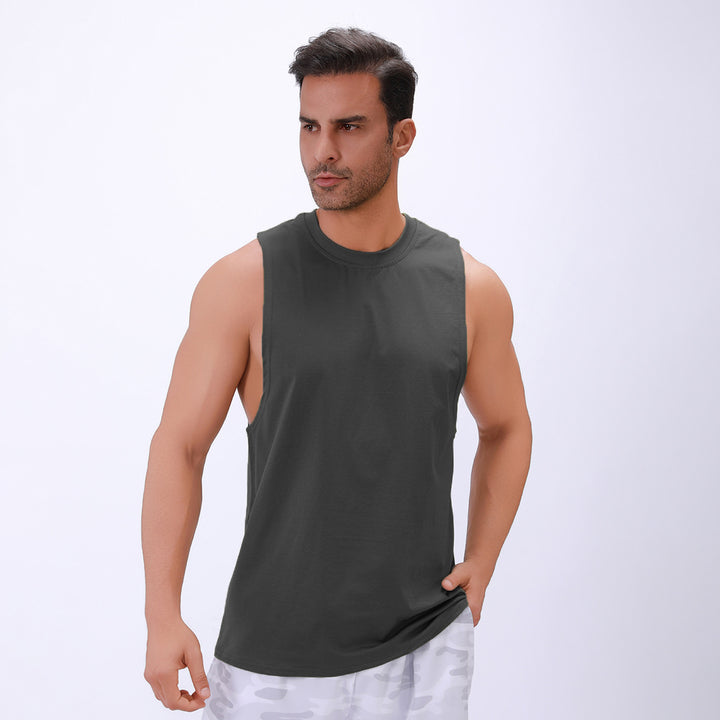 Herren Atmungsaktives Sporttanktop mit schmalen Trägern Echoarchiv