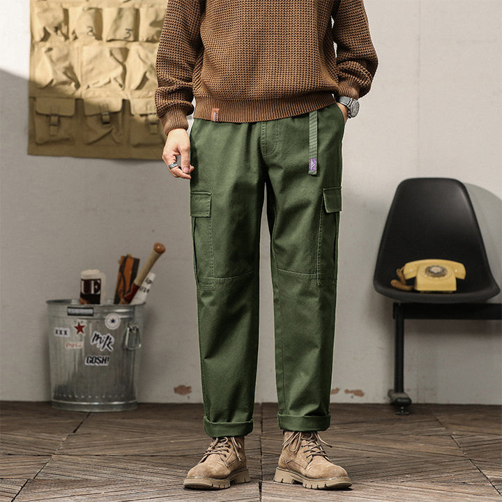 Herren Cargo-Hose mit verstellbarem Bund und praktischen Seitentaschen Echoarchiv