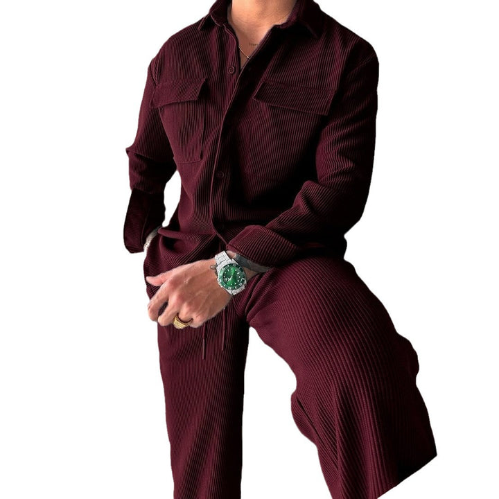 Herren utility Hemdbluse mit doppelten Brusttaschen Echoarchiv