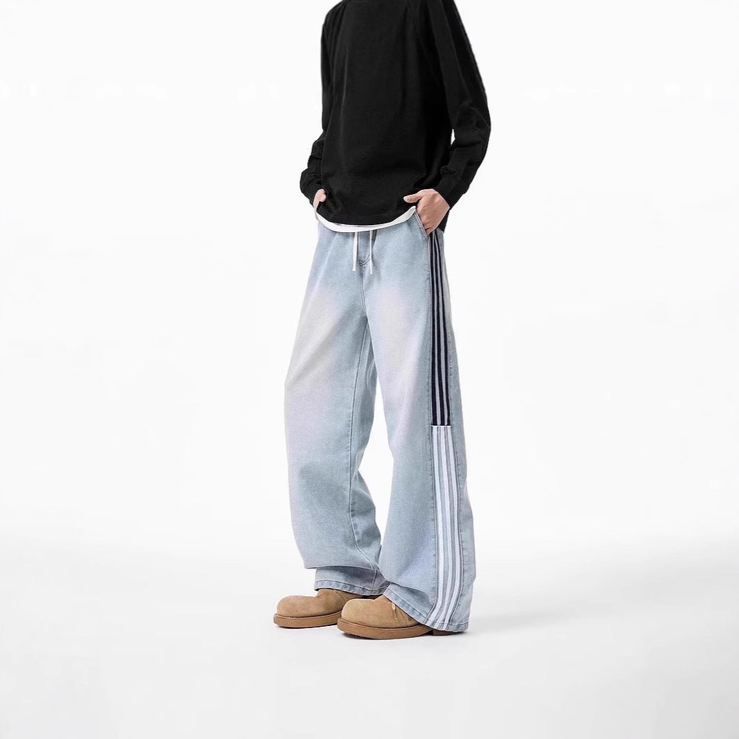 Herren Modische Baggy-Jeans Echoarchiv