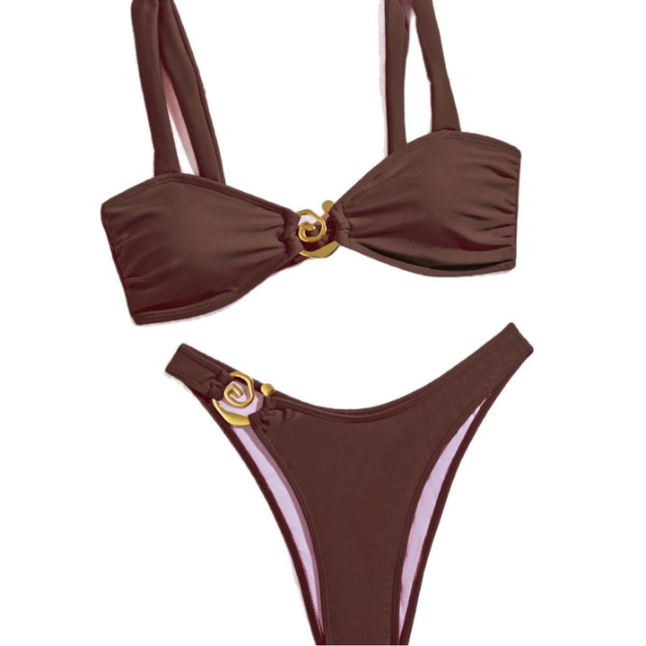 Damen Bikini-Set mit elegantem Goldverschluss Echo Archiv