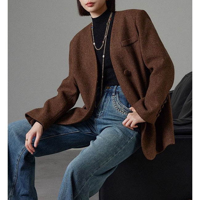 Damen Eleganter oversized Blazer Echoarchiv
