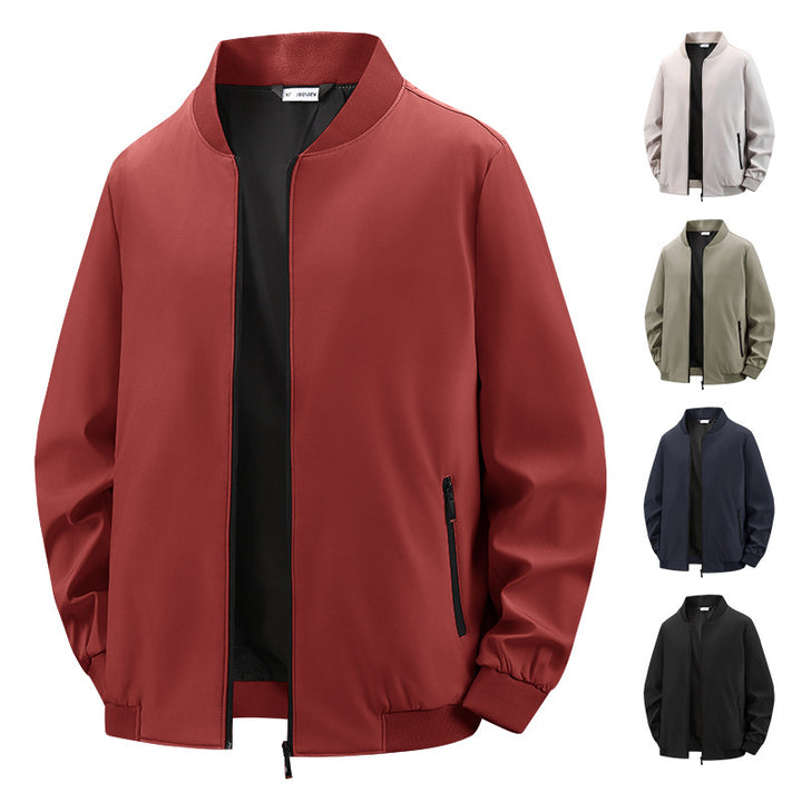 Herren moderne Bomberjacke mit elastischem Bündchen und praktischen Taschen Echoarchiv