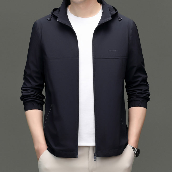 Herren leichte Funktionsjacke mit Kapuze Echoarchiv