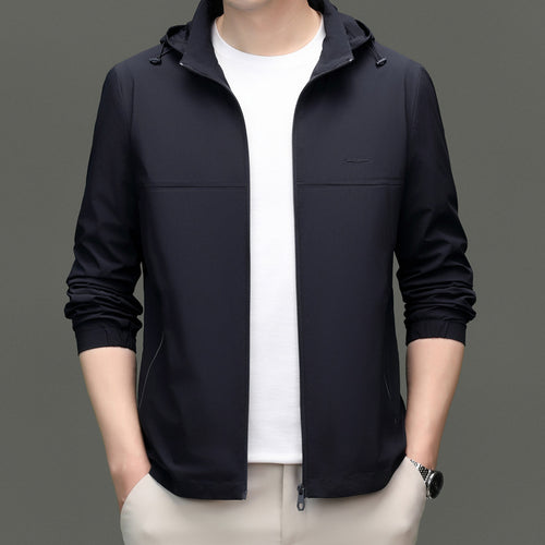 Herren leichte Funktionsjacke mit Kapuze Echoarchiv