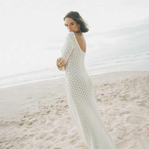 Damen elegantes gehäkeltes Strandkleid Echo Archiv