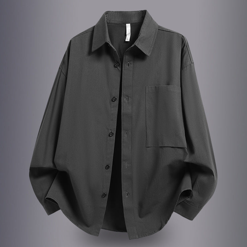 Herren Lässiges Overshirt mit praktischem Schnitt und Brusttasche Echoarchiv