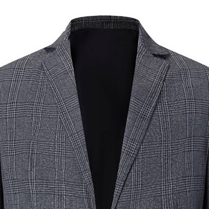Herren modischer karierten Slim-Fit Blazer Echoarchiv