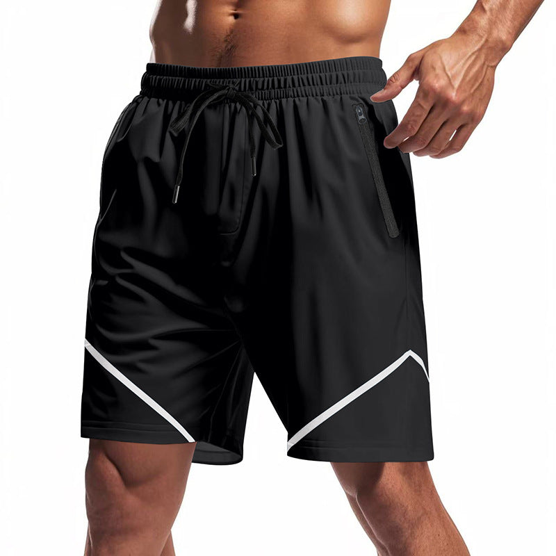 Herren Sportliche Badeshorts mit praktischem Reißverschluss und elastischem Bund Echoarchiv