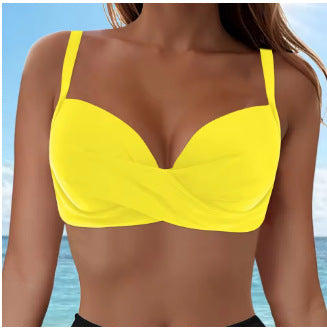 Damen Elegantes Bikinioberteil mit Wickeldesign Echo Archiv