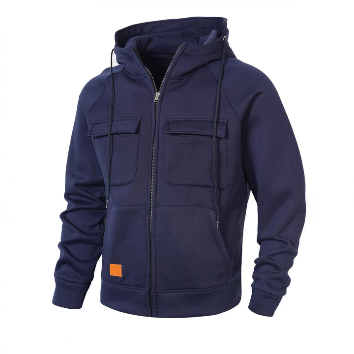 Herren Kapuzenjacke mit praktischen Taschen und modischem Design Echoarchiv