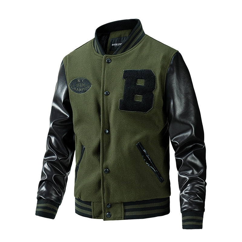 Herren Modische Collegejacke Echo Archiv