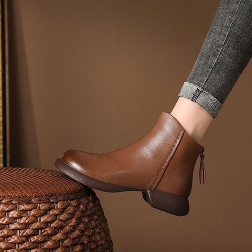 Damen Elegante Ankle Boots mit Reißverschluss Echo Archiv