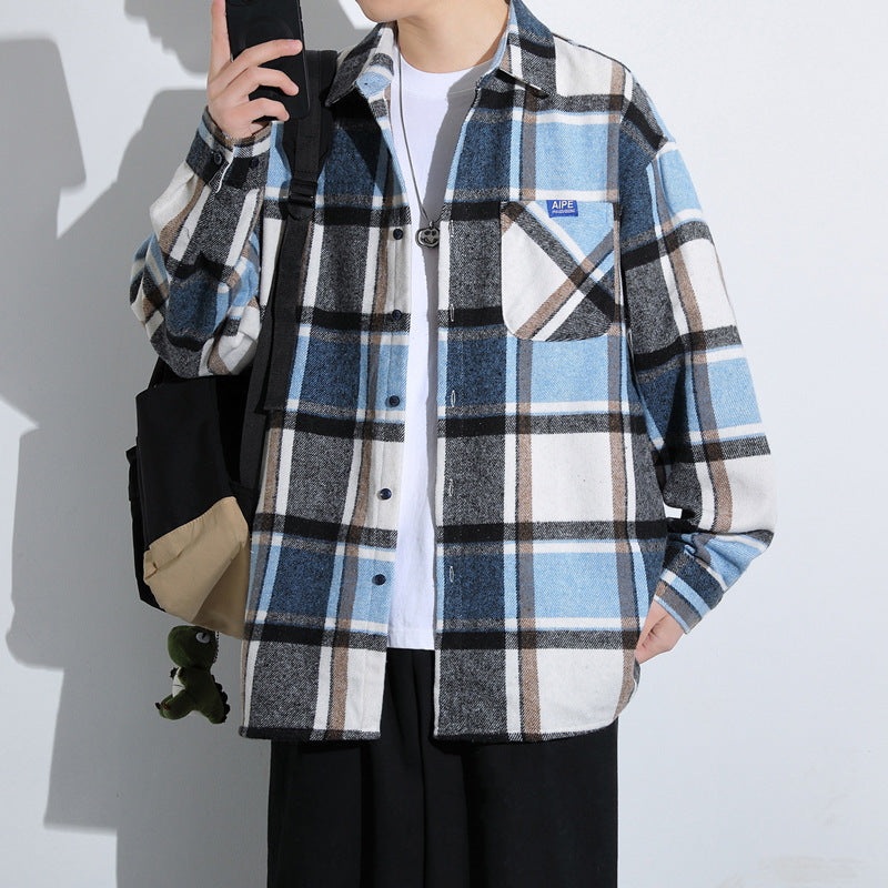 Herren Karierte Flanelljacke Echoarchiv