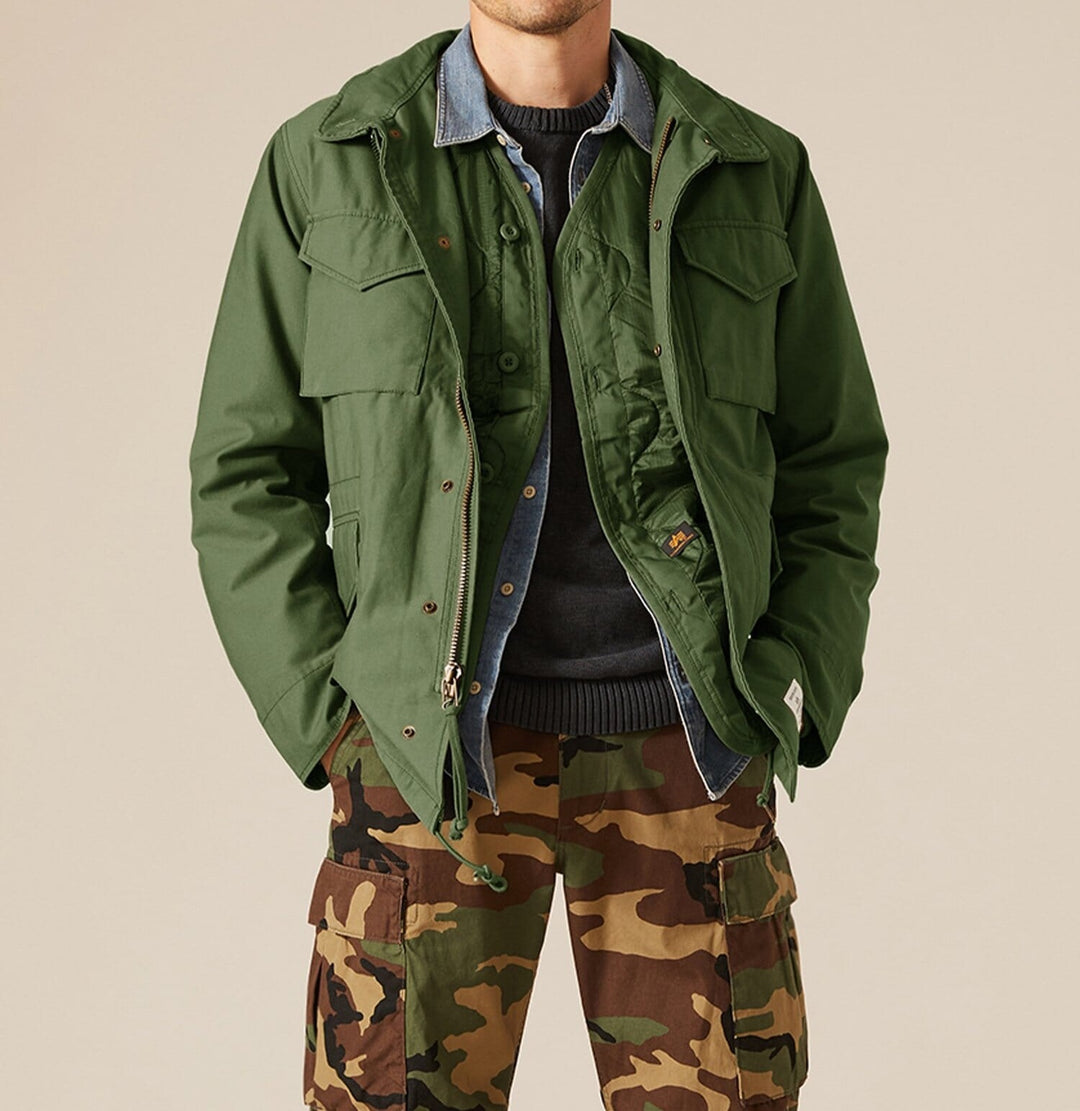 Herren Funktionsjacke mit praktischen Taschen und abnehmbarem Kapuzenkragen Echoarchiv