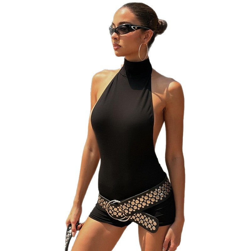 Damen Sportlicher Overall mit hohem Kragen Echo Archiv