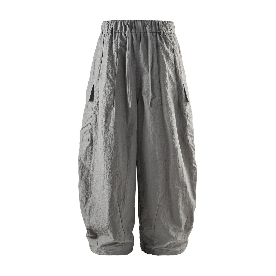 Herren Leichte Crinkle‑Optik Cargo‑Jogginghose mit elastischem Bund und Kordelzug Echoarchiv
