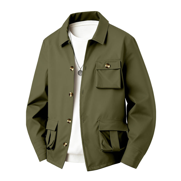 Herren modische Utility-Jacke mit praktischen Taschen Echoarchiv