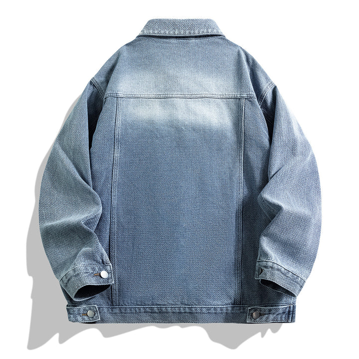 Herren Jeansjacke im klassischen Look mit praktischen Taschen Echoarchiv