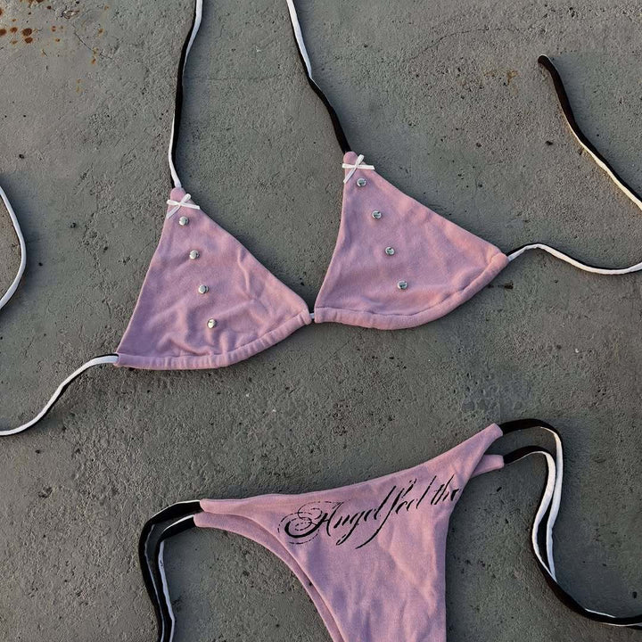 Damen verführerisches Bikini-Set mit einzigartigen Akzenten Echo Archiv