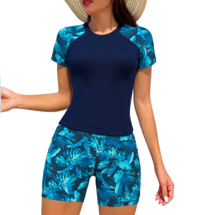 Damen Sportlicher Rashguard mit Shorts Echo Archiv