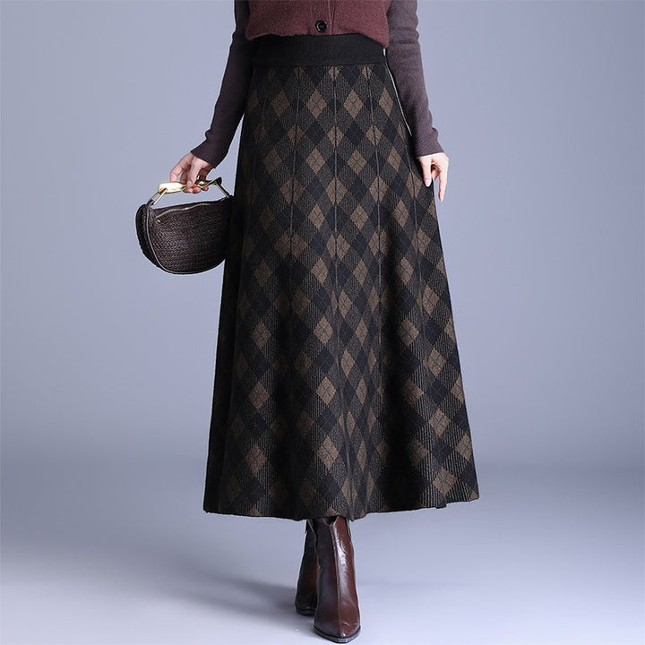 Damen Eleganter Maxirock mit geometrischem Muster Echo Archiv