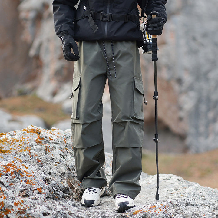 Herren Technische Outdoor-Cargohose mit wasserabweisendem Stretch und verstärkten Knien Echo Archiv