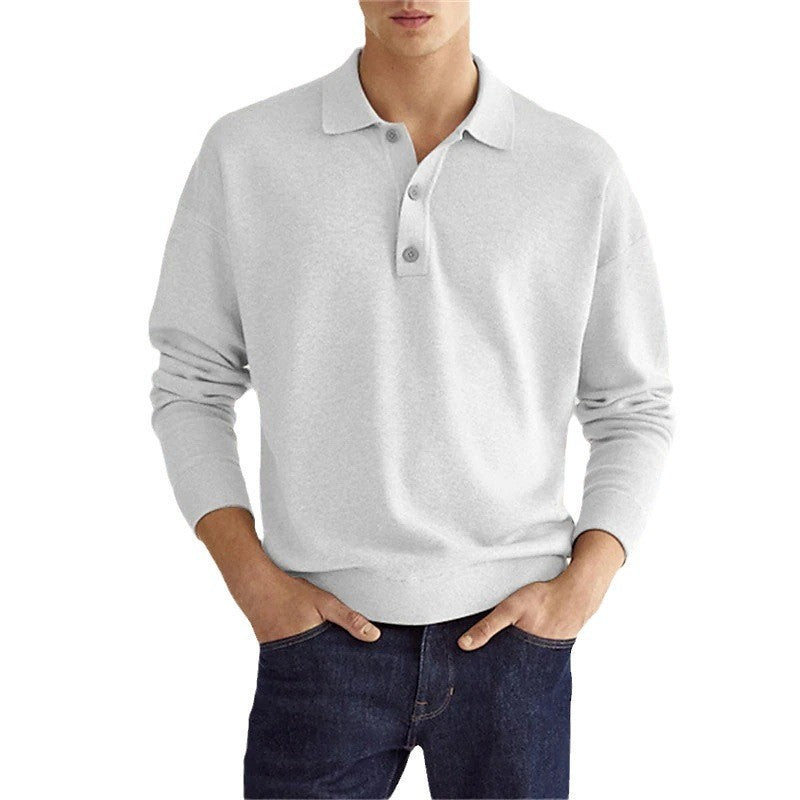 Herren Pullover mit modernem Polokragen und bequemer Passform Echoarchiv