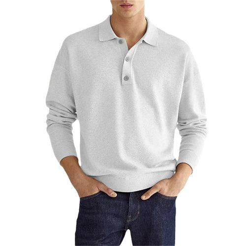 Herren Pullover mit modernem Polokragen und bequemer Passform Echoarchiv