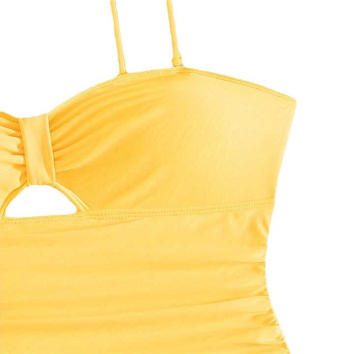 Damen Einteiler Badeanzug mit modischem Cut-Out Echo Archiv